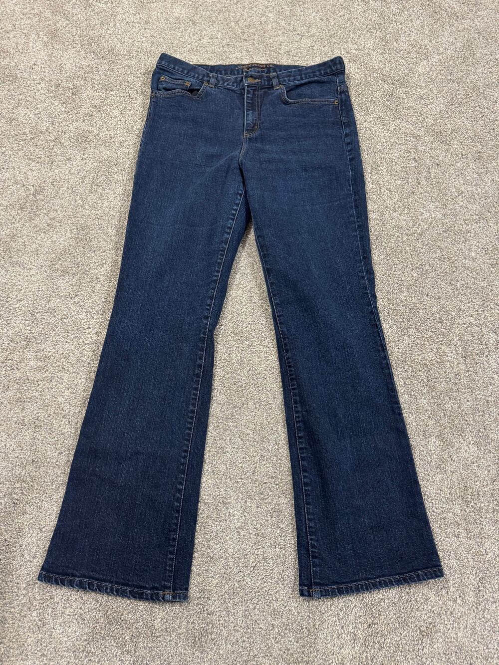 Vintage Lauren Jeans Co Women's Dark Blue Bootcut Jeans